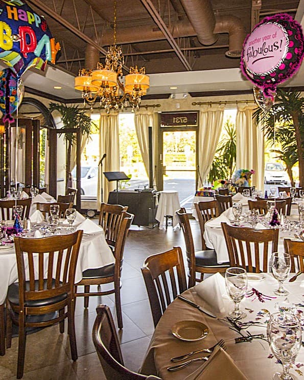 Festive birthday celebration with colorful balloons